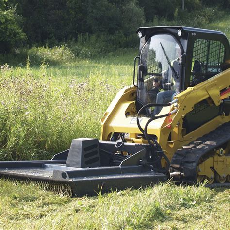 skid steer with mower attachment rental in central california|skid steer brush hog attachment.